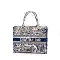 DIOR MEDIUM BOOK TOTE BLUE TOILE DE JOUY EMBROIDERY
