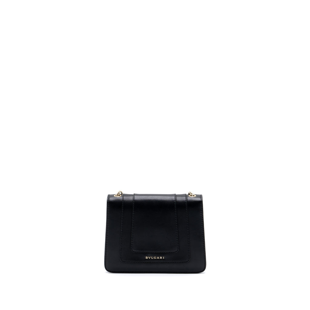 BVLGARI SERPENTI FOREVER CROSSBODY BAG CALFSKIN BLACK LGHW
