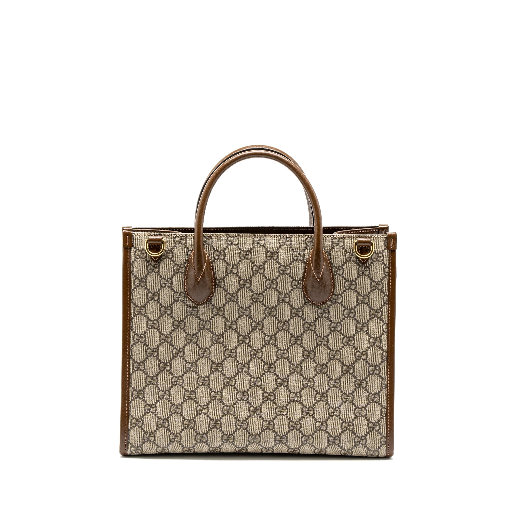 GUCCI TOTE BAG GG SUPREME CANVAS GHW