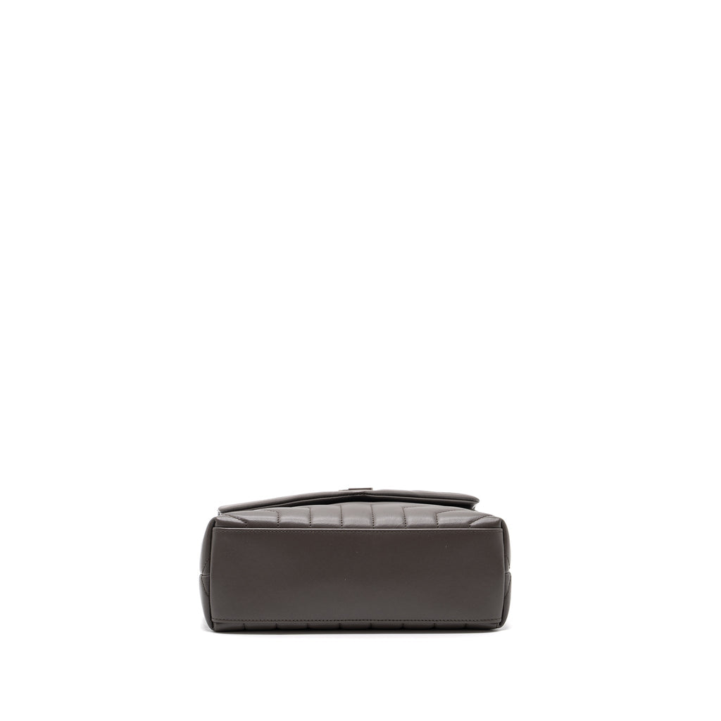 SAINT LAURENT/YSL SMALL LOU LOU BAG CALFSKIN DARK GREY SHW