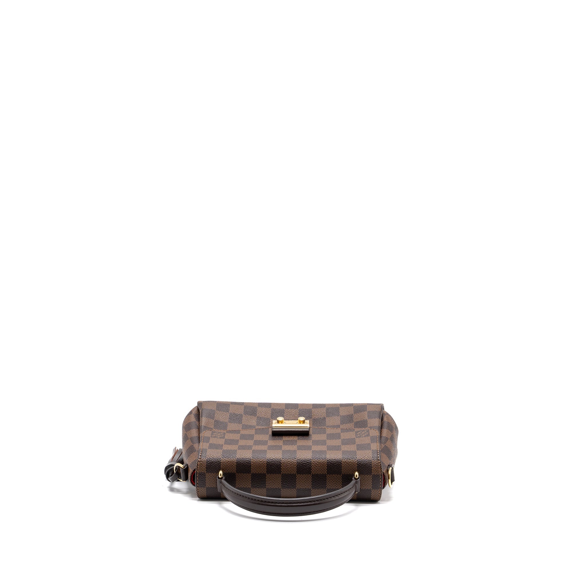 LOUIS VUITTON CROISETTE BAG DAMIER EBENE CANVAS GHW