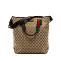 GUCCI SHOPPING BAG GG SUPREME CANVAS SHW