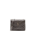 SAINT LAURENT/YSL SMALL LOU LOU BAG CALFSKIN DARK GREY SHW
