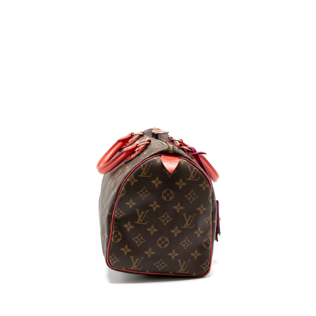 LOUIS VUITTON SPEEDY 30 LIMITED EDITION MONOGRAM CANVAS GHW