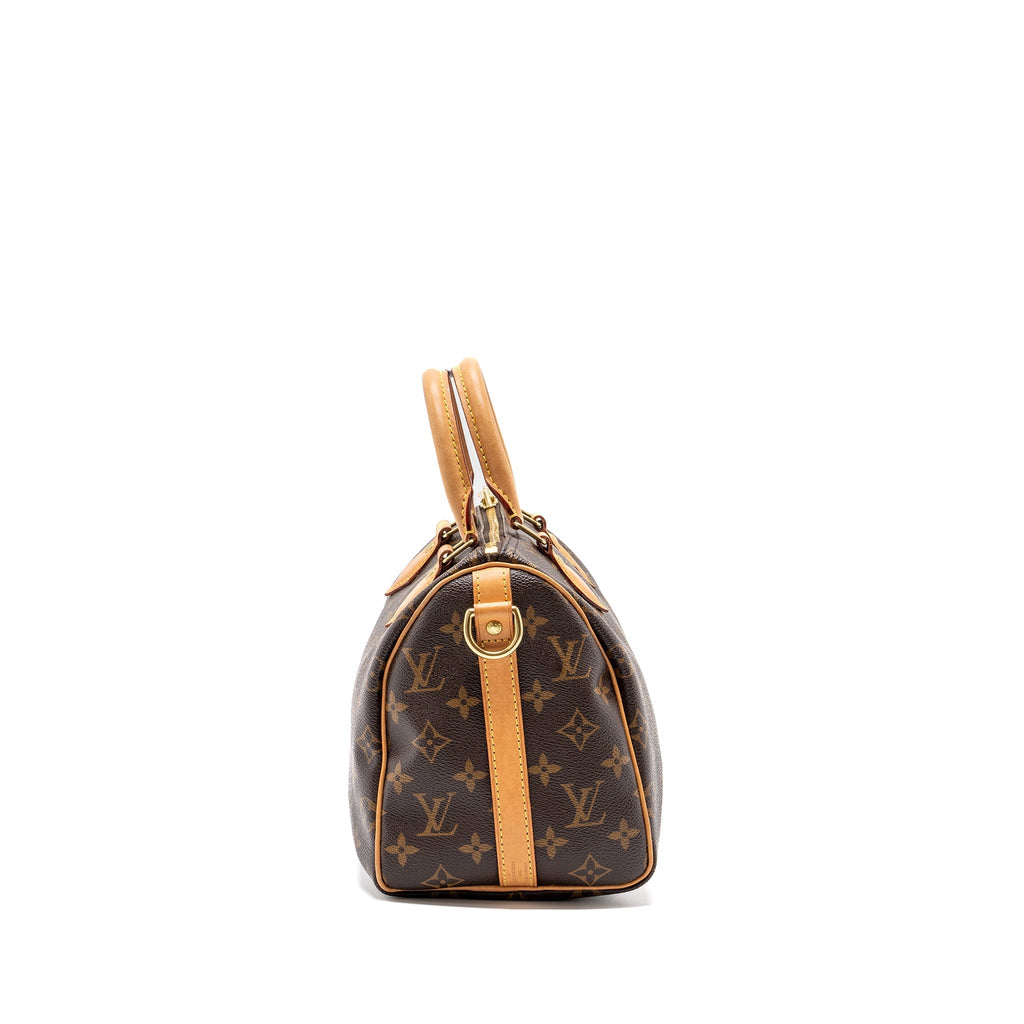 LOUIS VUITTON SPEEDY  BANDOULIERE 25 MONOGRAM CANVAS GHW