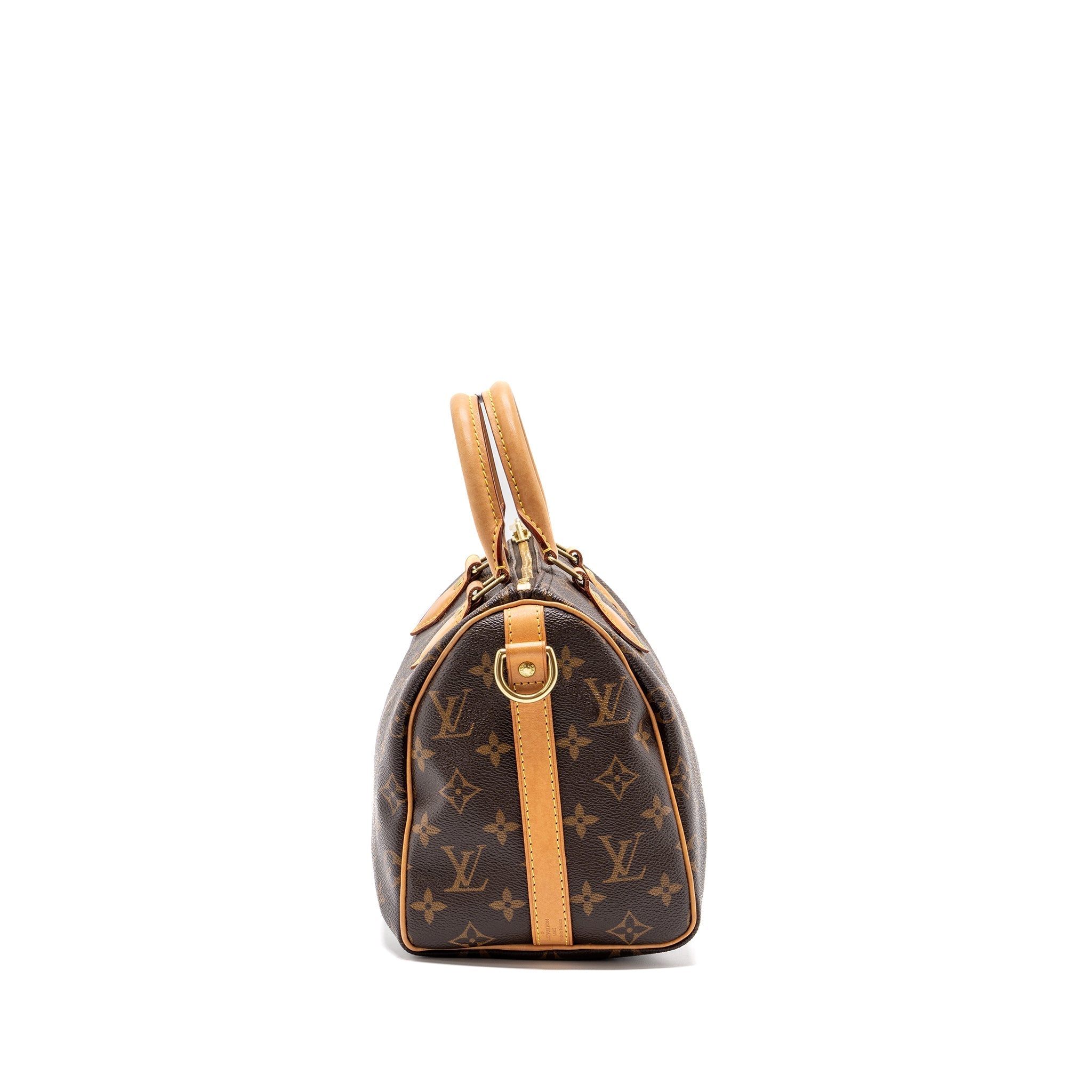LOUIS VUITTON SPEEDY  BANDOULIERE 25 MONOGRAM CANVAS GHW
