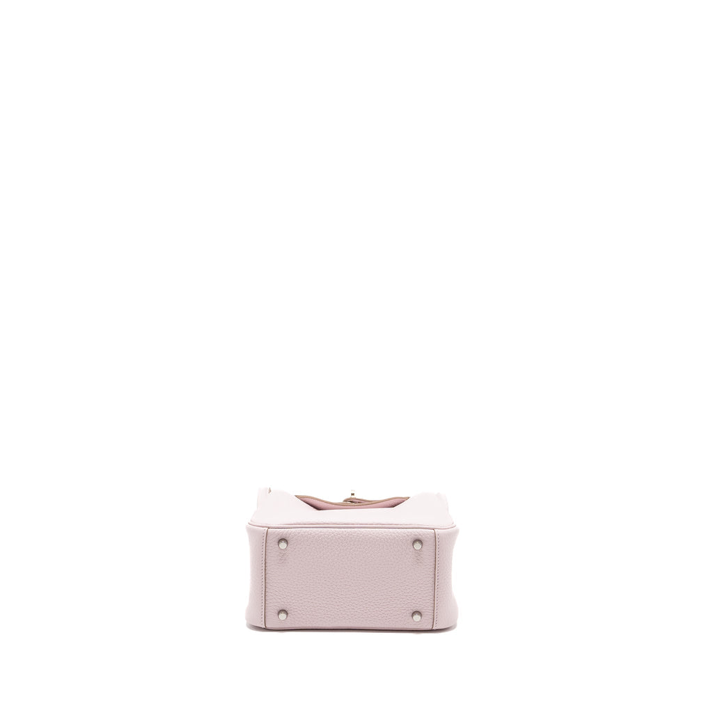 HERMES MINI LINDY CLEMENCE MAUVE PALE SHW