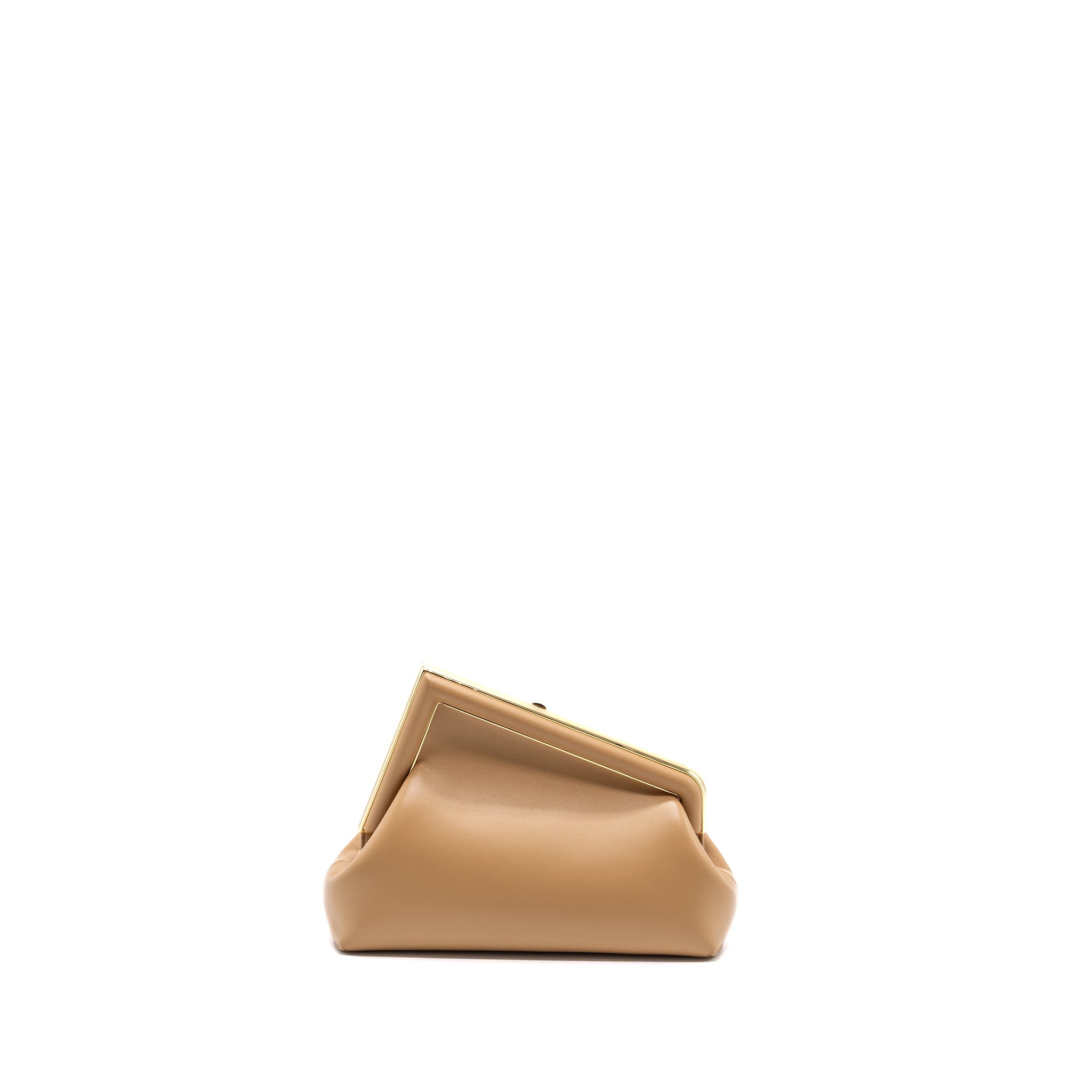 FENDI SMALL FIRST BAG NAPPA LEATHER BEIGE LGHW