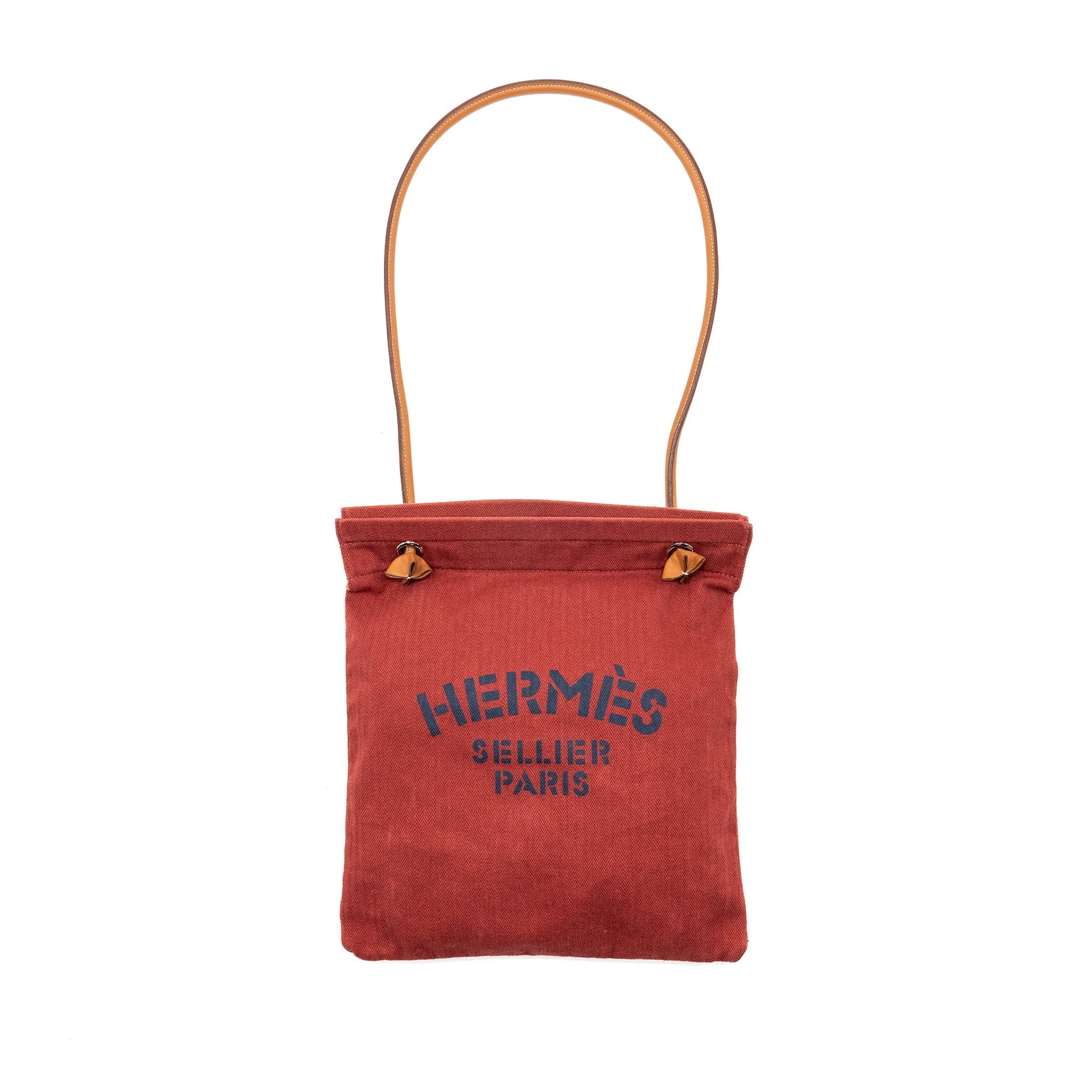HERMES ALINE GROOMING BAG CANVAS ROUGH/GOLD SHW