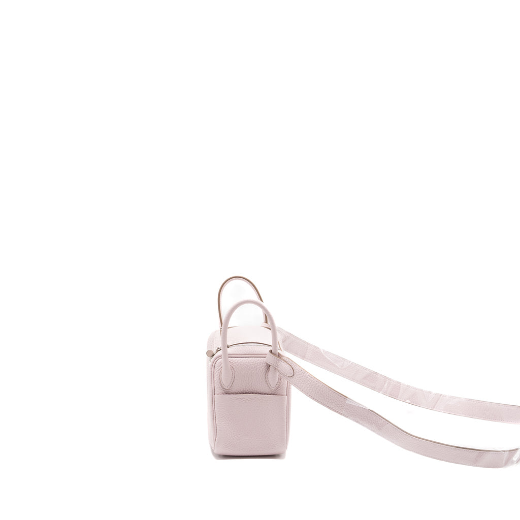HERMES MINI LINDY CLEMENCE MAUVE PALE SHW