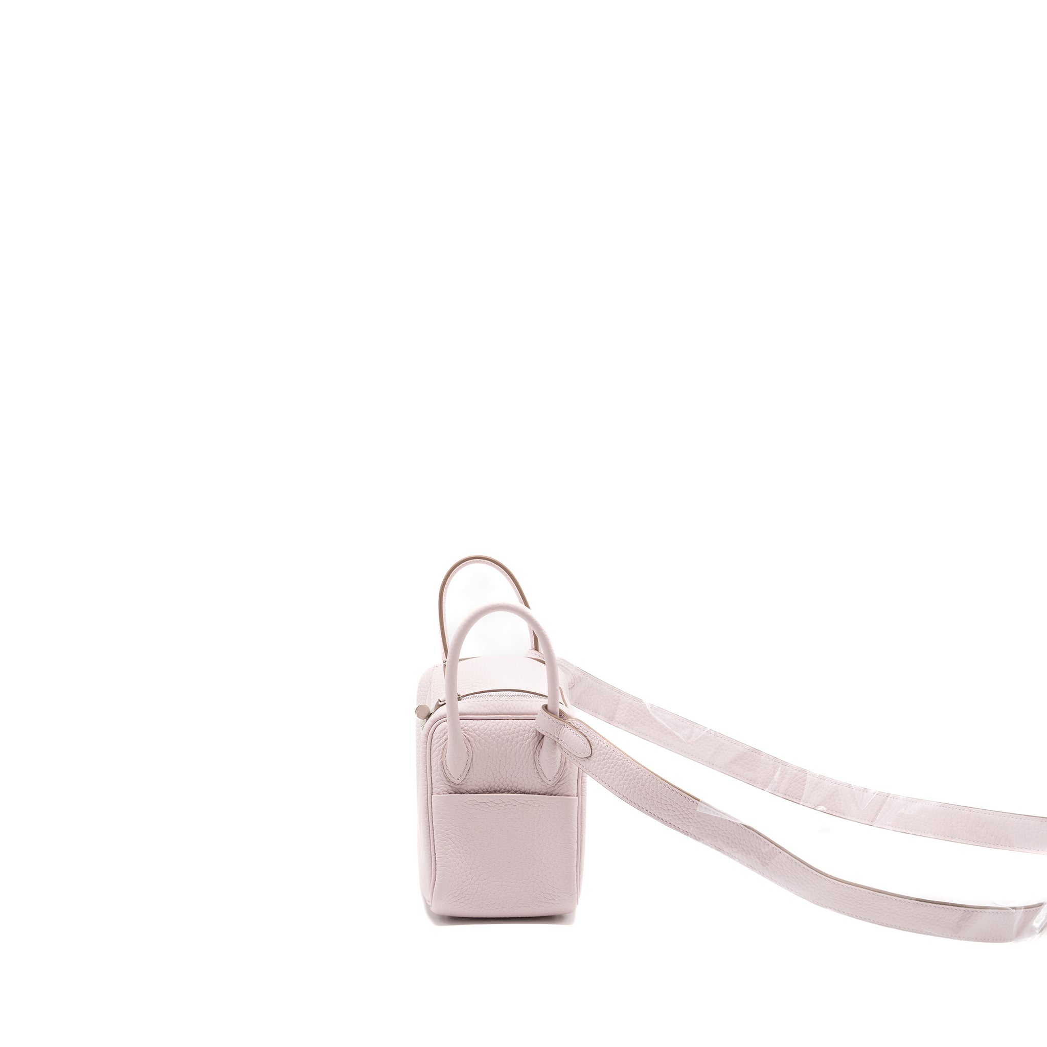 HERMES MINI LINDY CLEMENCE MAUVE PALE SHW
