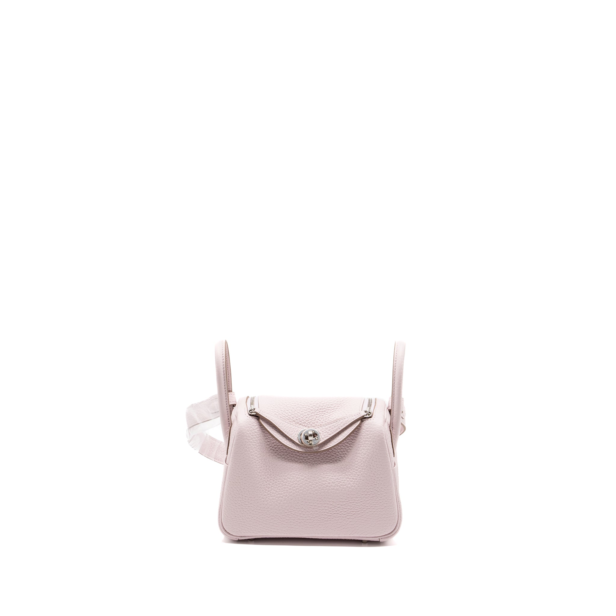 HERMES MINI LINDY CLEMENCE MAUVE PALE SHW