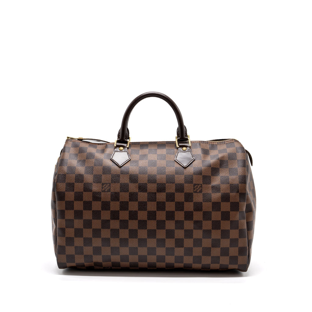 LOUIS VUITTON SPEEDY 35 DAMIER EBENE GHW