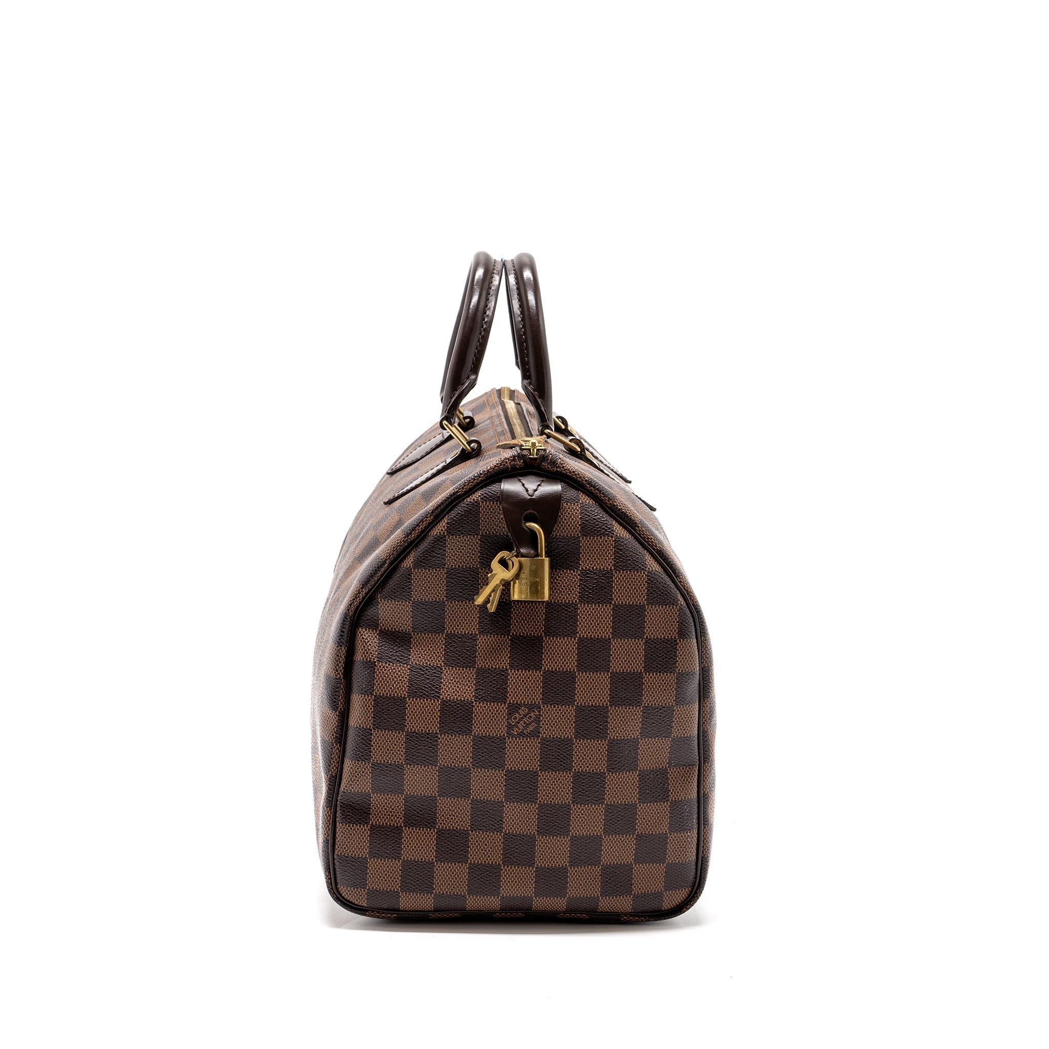 LOUIS VUITTON SPEEDY 35 DAMIER EBENE GHW