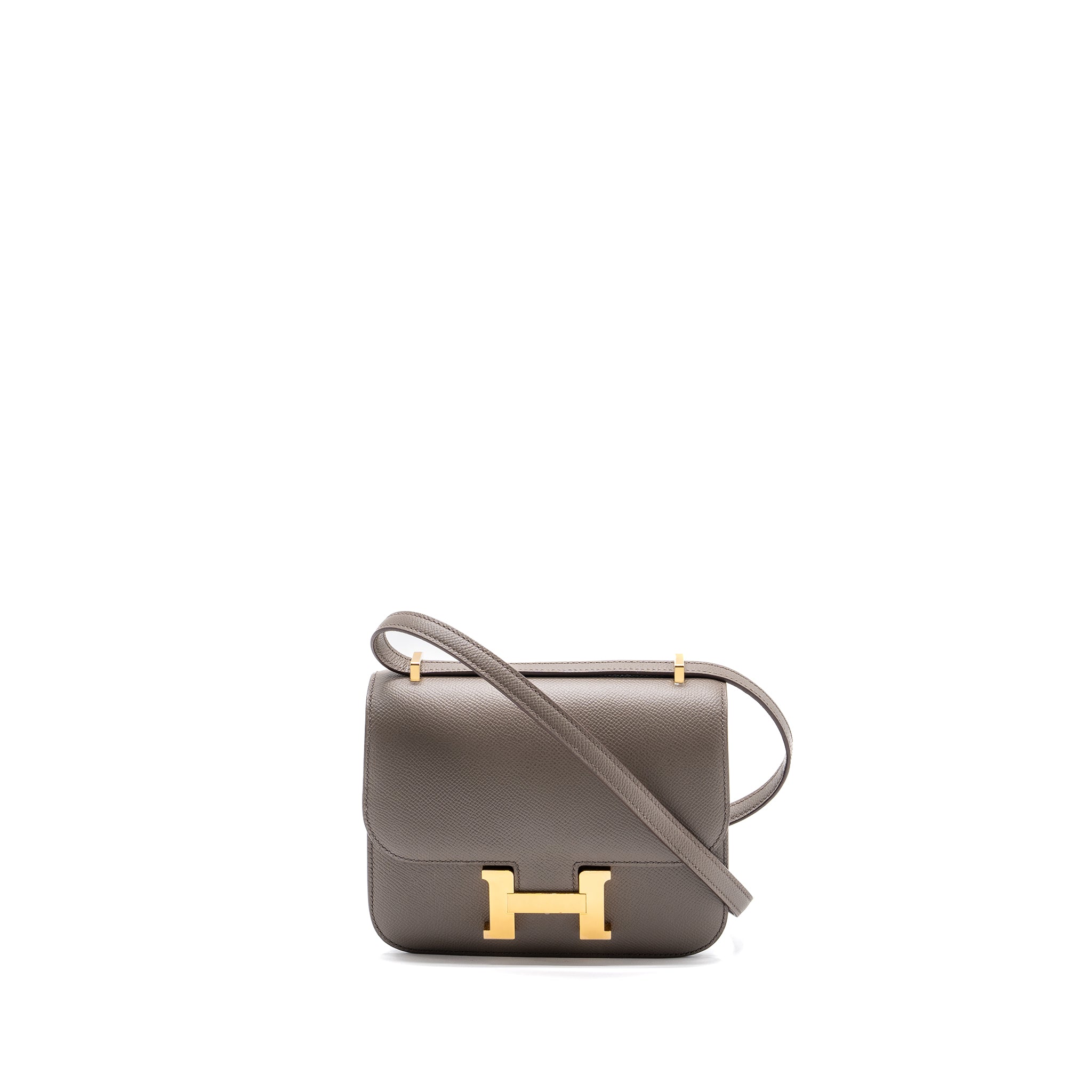 HERMES MINI CONSTANCE EPSOM GRIS ETAIN GHW