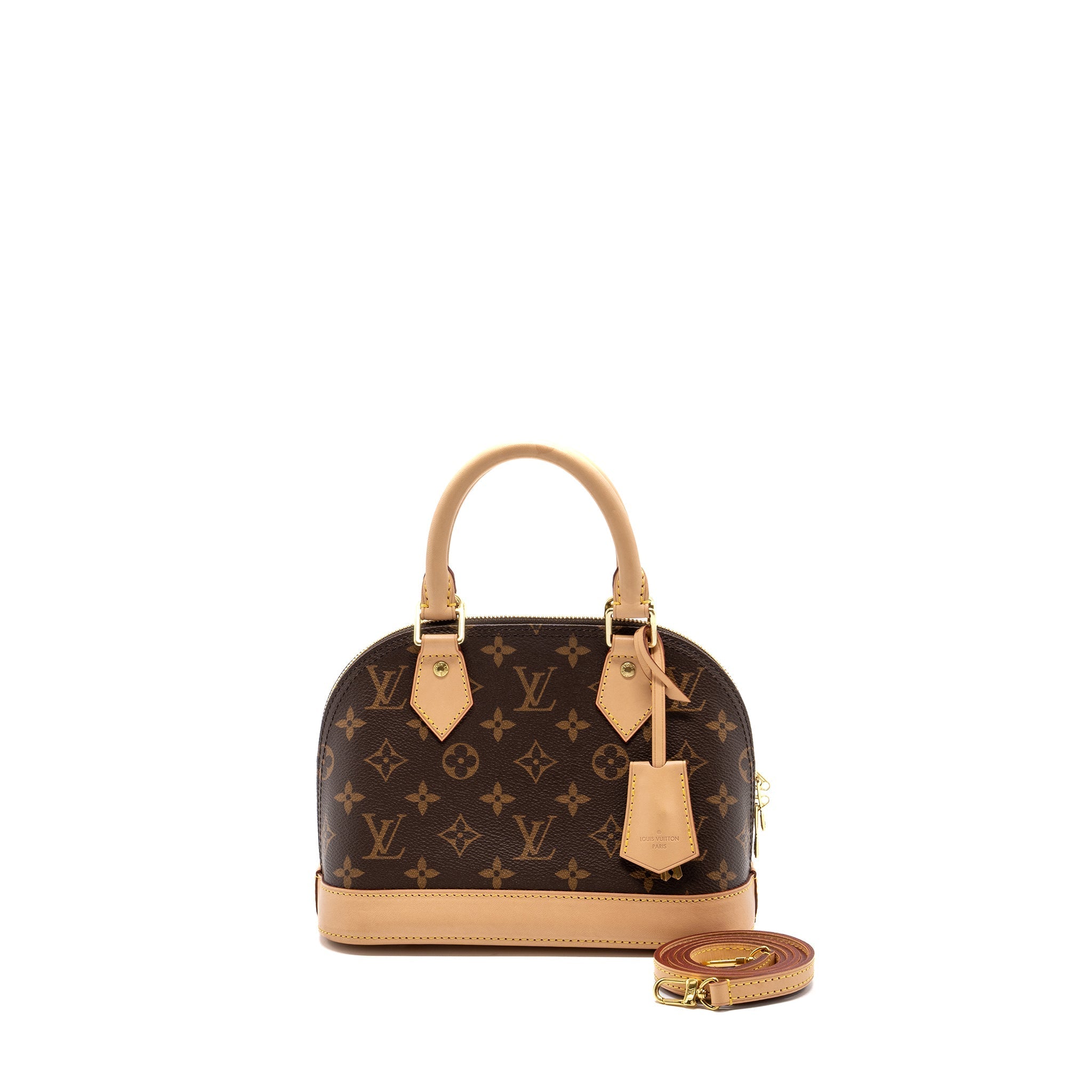 LOUIS VUITTON ALMA BB MONOGRAM CANVAS GHW