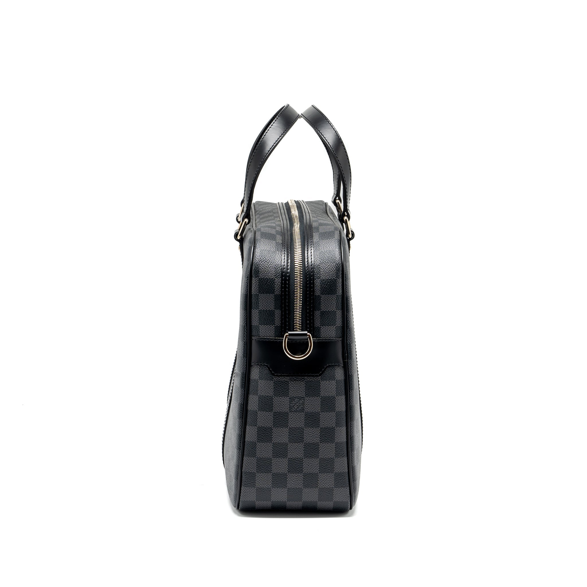 LOUIS VUITTON BRIEFCASE/DOCUMENT BAG DAMIER GRAPHITE CANVAS BLACK SHW