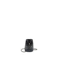 CHANEL SUPER MINI CRYSTAL STUDDED CLUTCH WITH CHAIN LAMBSKIN BLACK RUTHENIUM HARDWARE