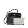 HERMES HERBAG 31 BERLINE CANVAS/VACHE HUNTER BLACK SHW