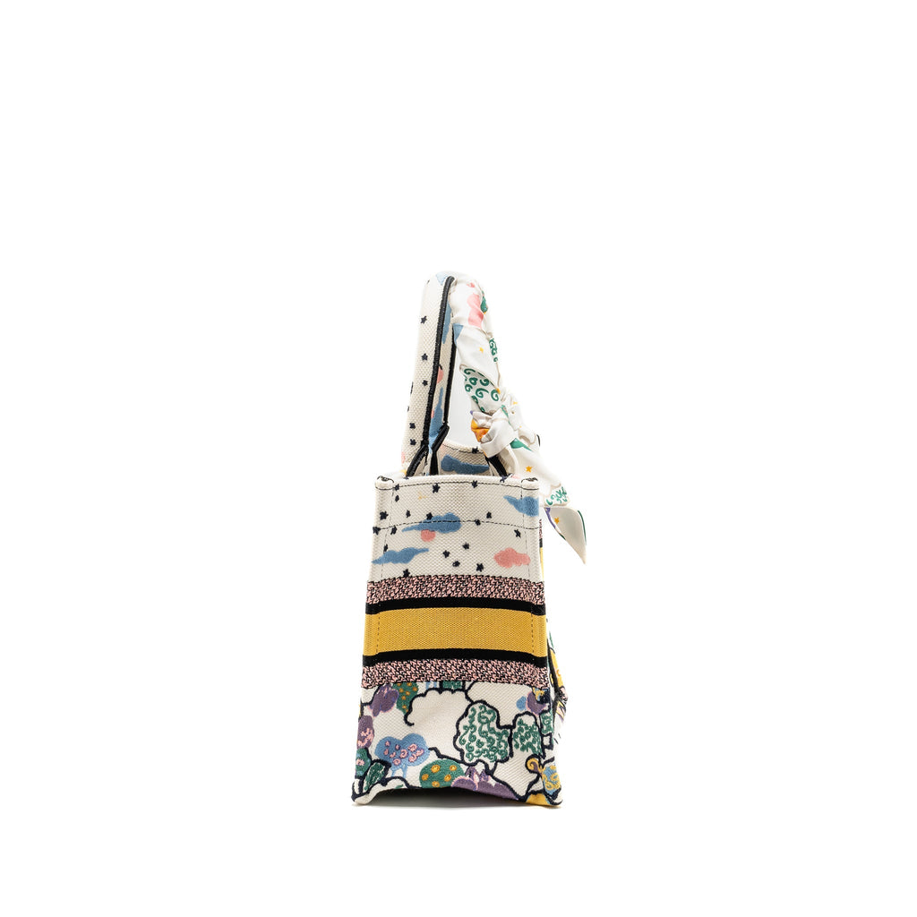 DIOR SMALL DIOR BOOK TOTE CANVAS MULTICOLOUR