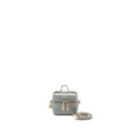 DIOR MICRO LADY DIOR VANITY CASE LAMBSKIN BLUE LGHW