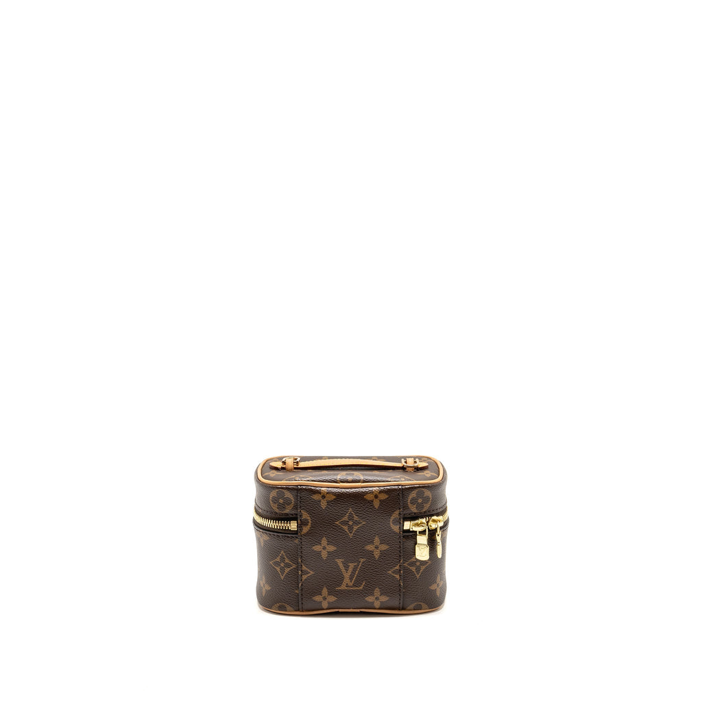 LOUIS VUITTON NICE NANO MONOGRAM CANVAS GHW