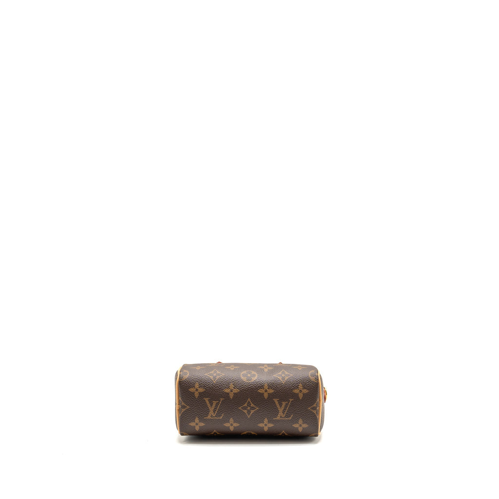 LOUIS VUITTON NANO SPEEDY MONOGRAM CANVAS GHW