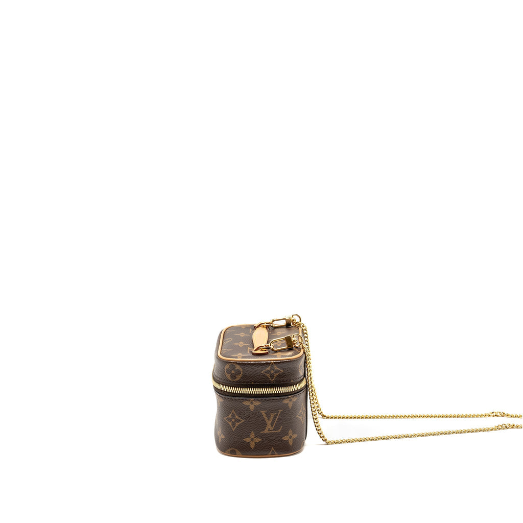 LOUIS VUITTON NICE NANO MONOGRAM CANVAS GHW