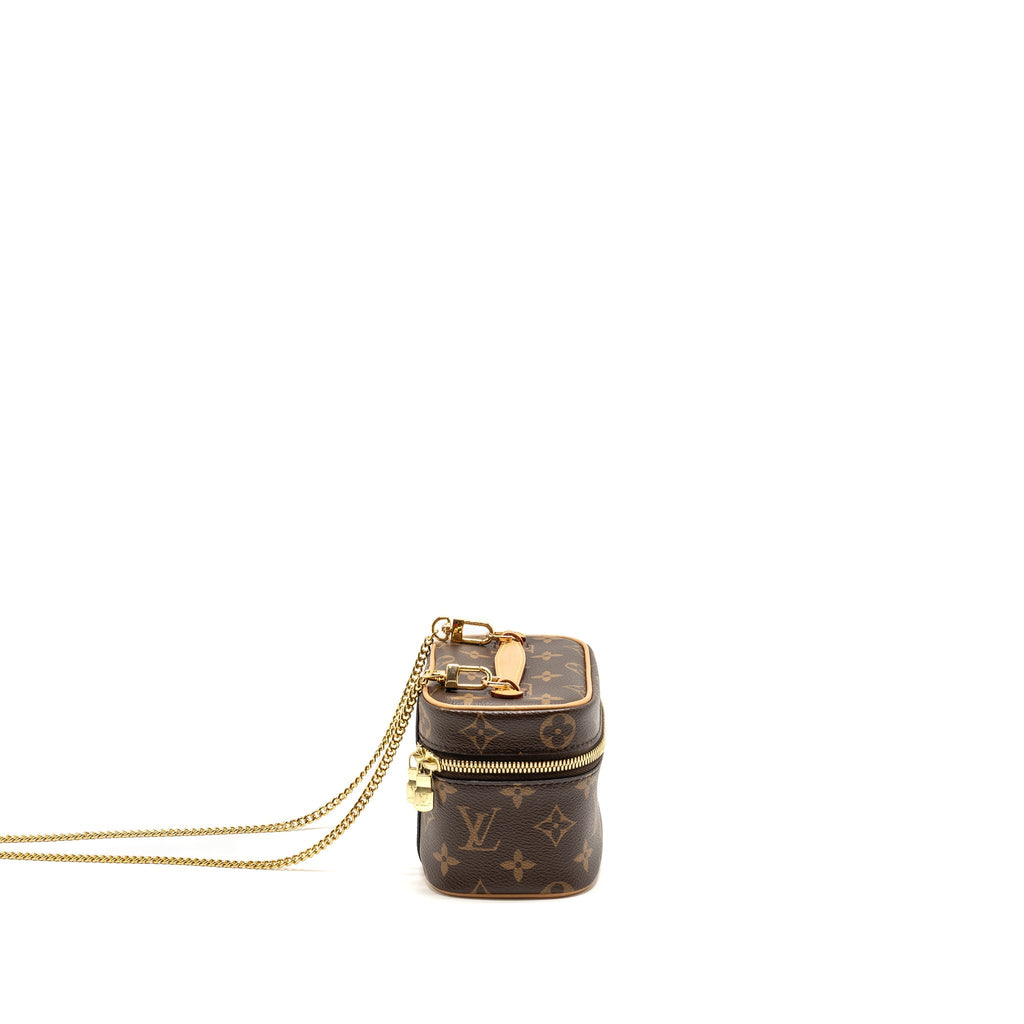 LOUIS VUITTON NICE NANO MONOGRAM CANVAS GHW