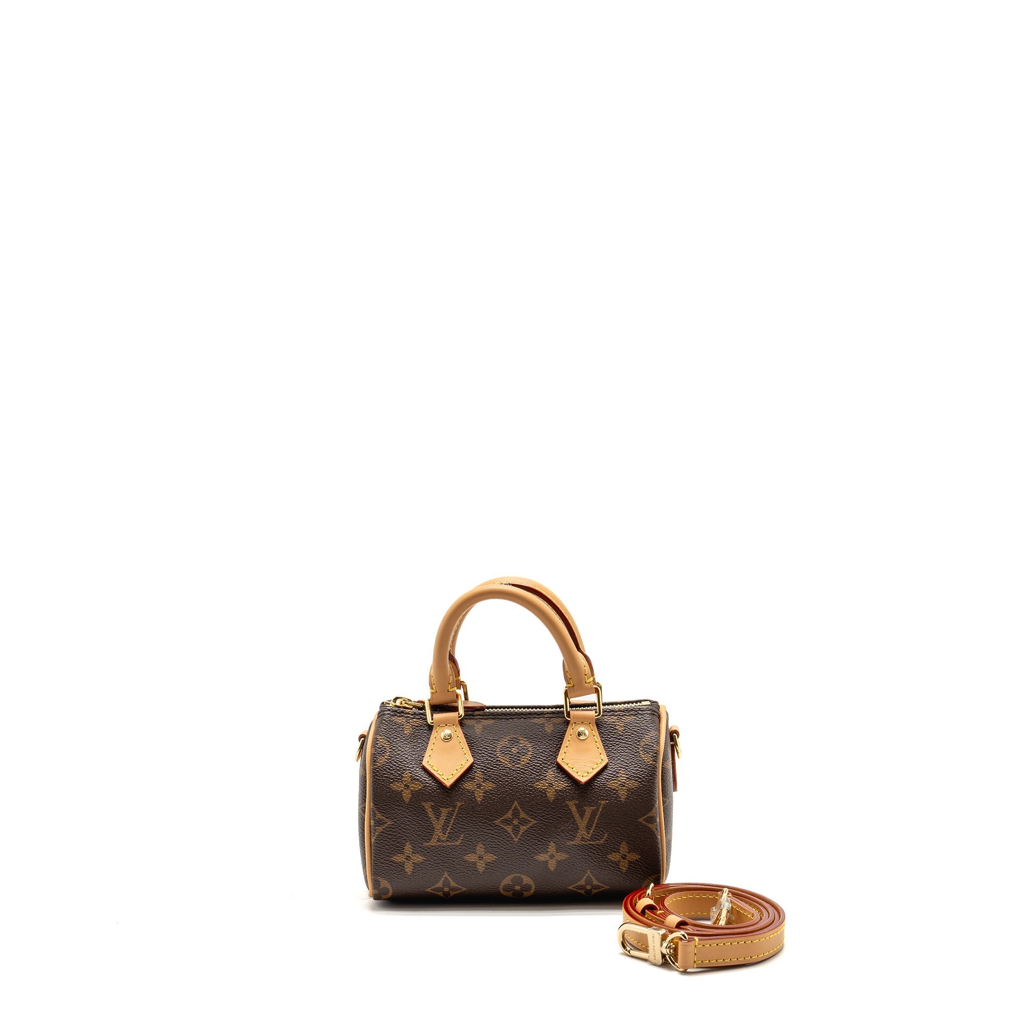 LOUIS VUITTON NANO SPEEDY MONOGRAM CANVAS GHW