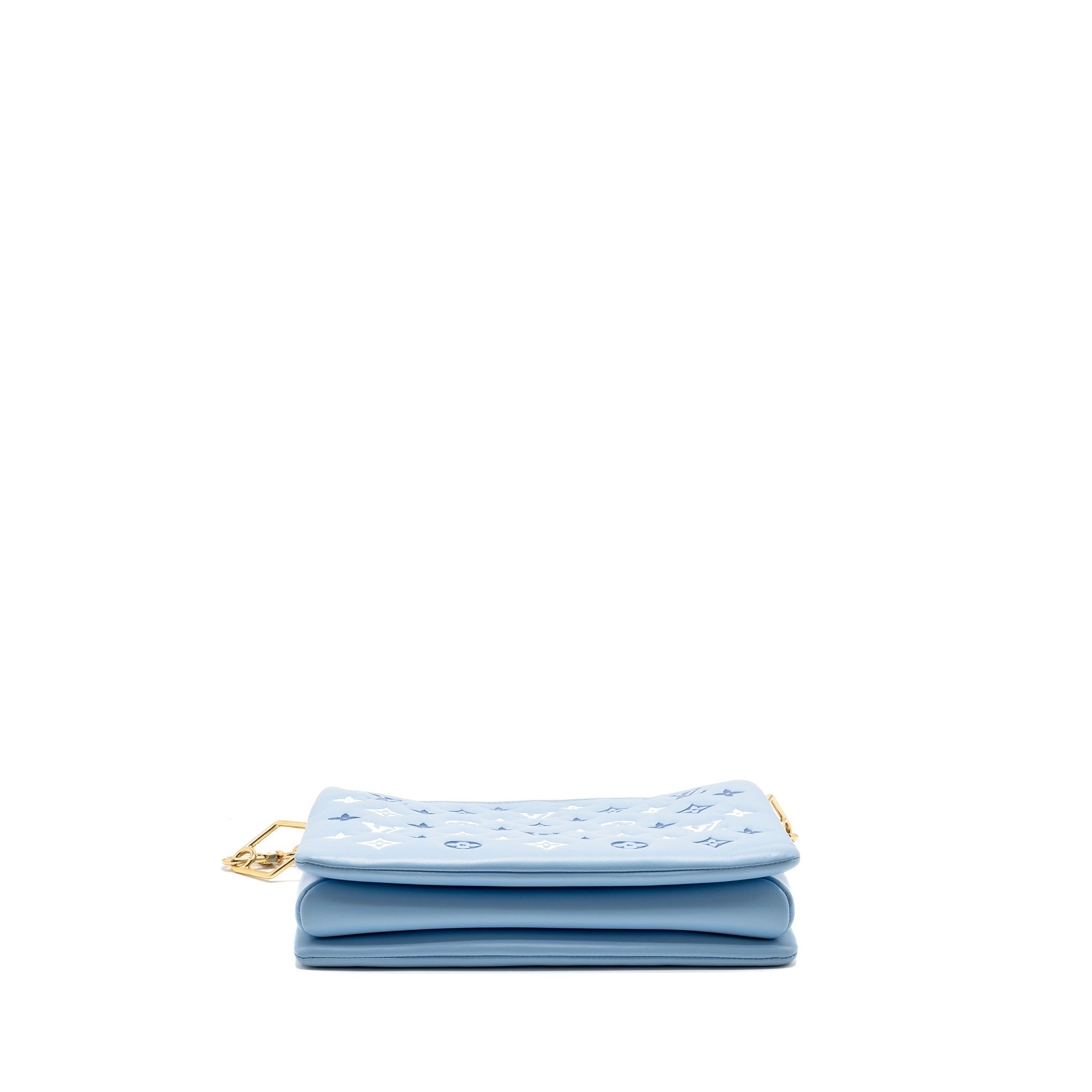 LOUIS VUITTON COUSSIN PM LAMBSKIN BABY BLUE GHW