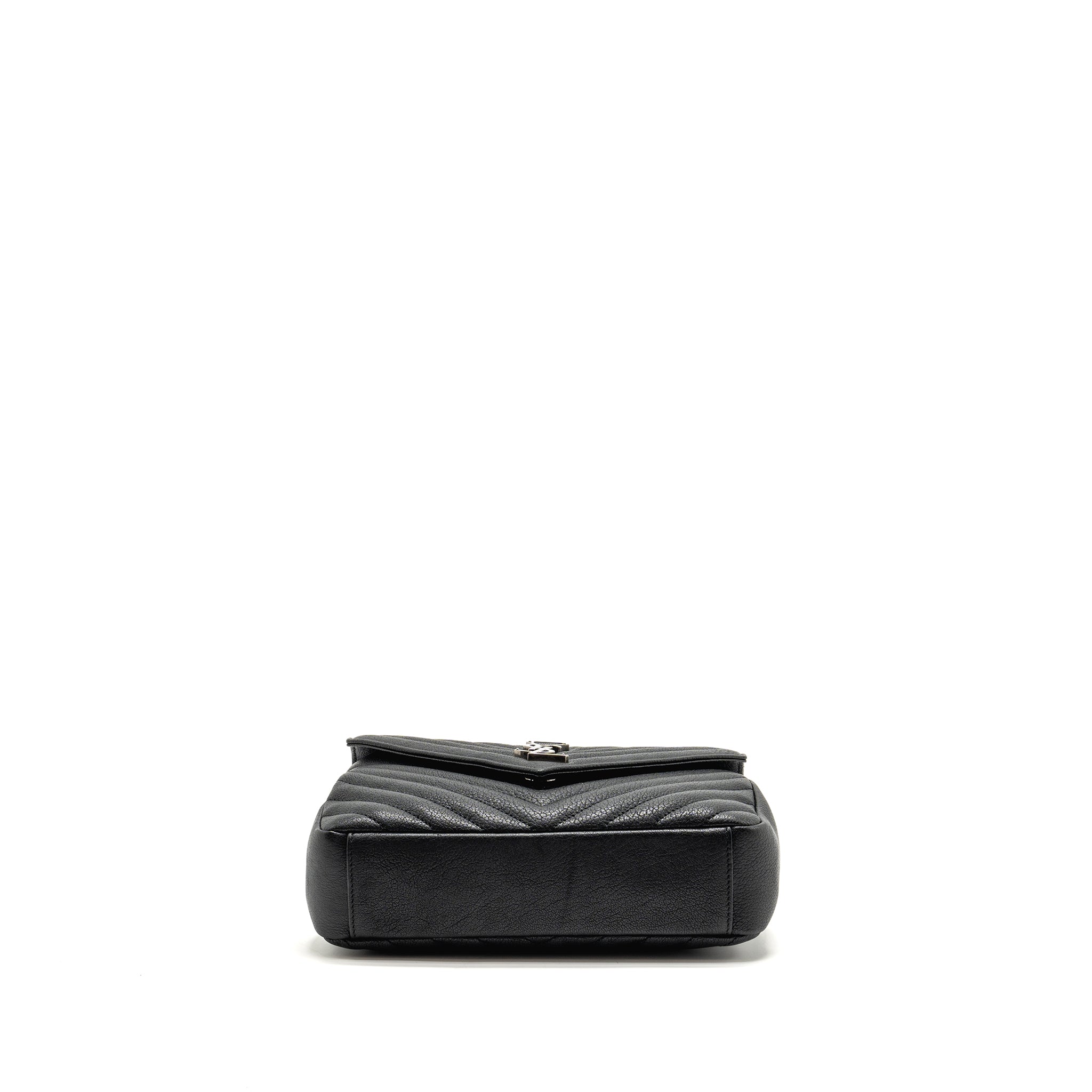 SAINT LAURENT/YSL MEDIUM COLLEGE BAG LAMBSKIN BLACK SHW