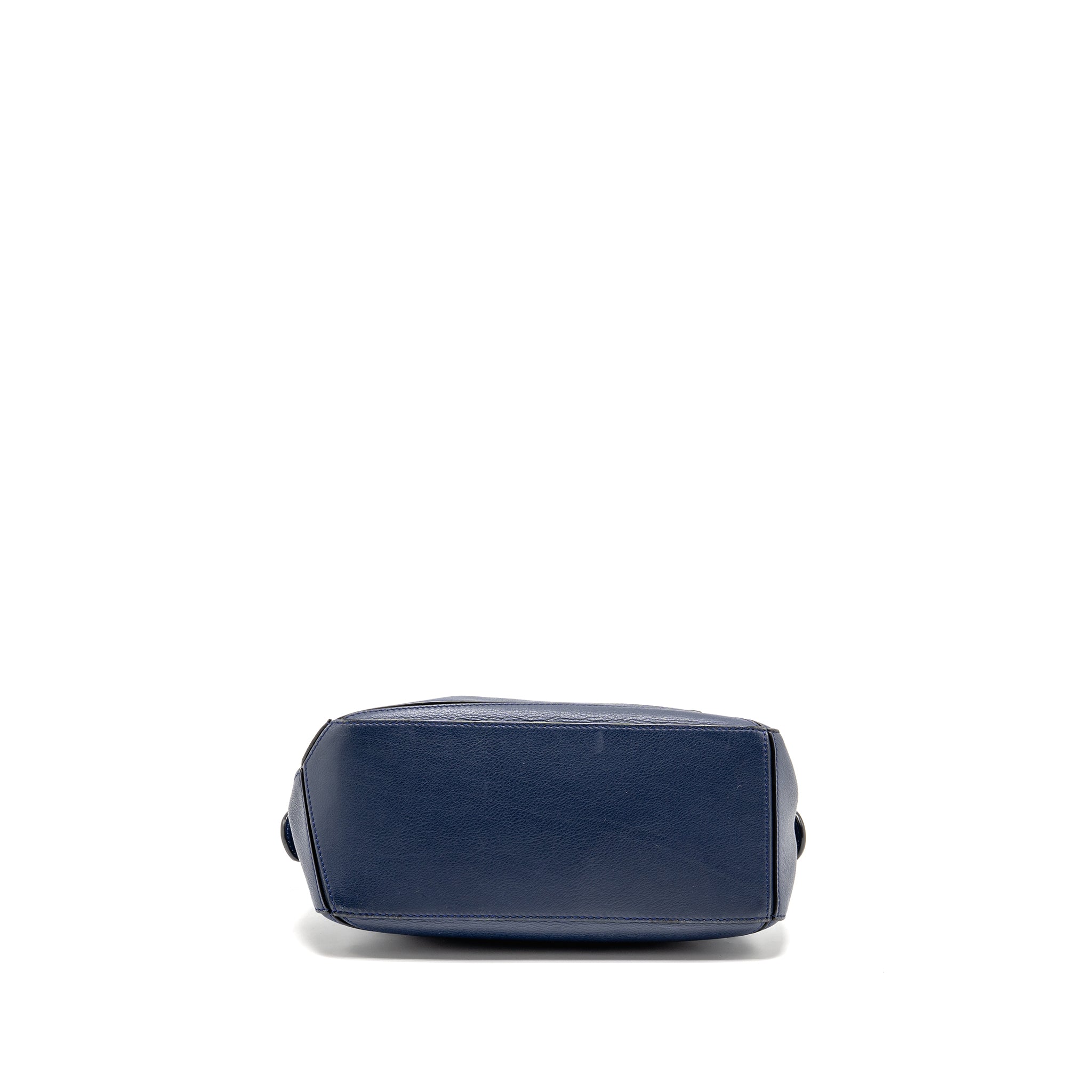 LOEWE SMALL PUZZLE BAG CALFSKIN NAVY SHW