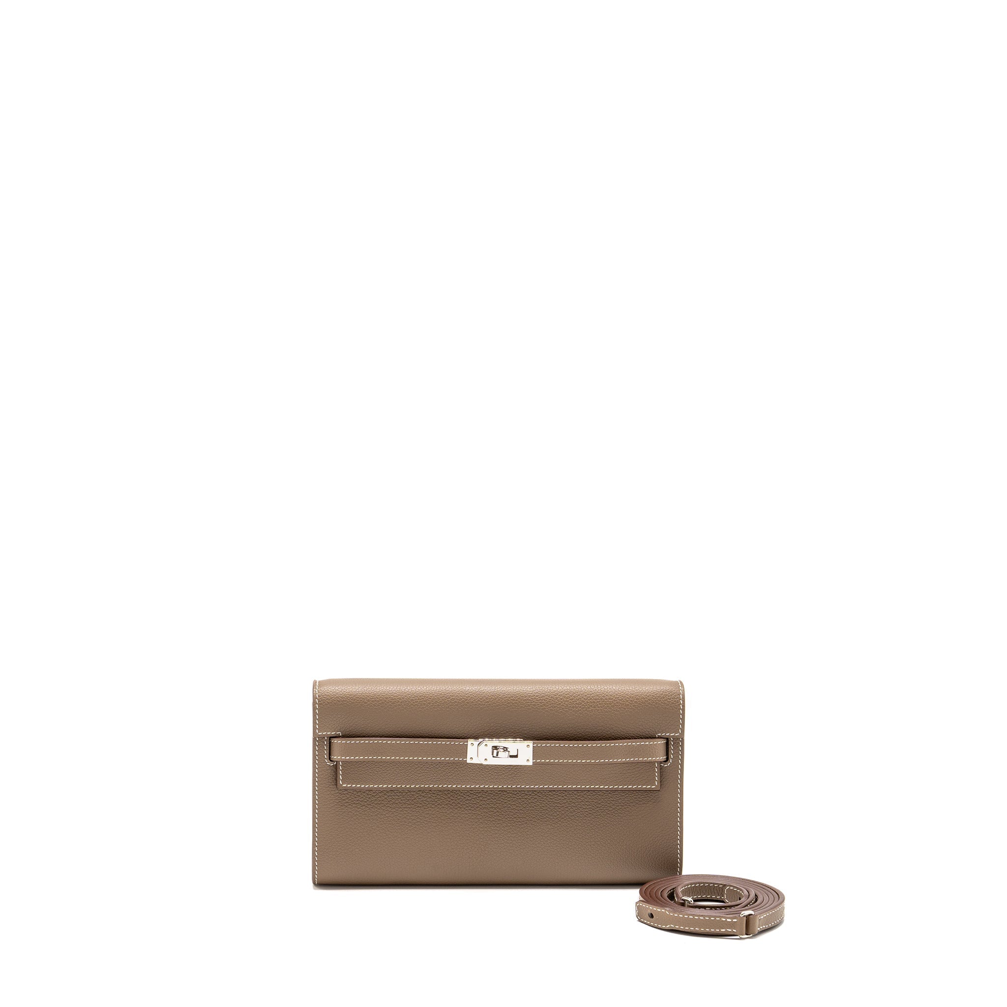 HERMES KELLY TO GO EVERCOLOR ETOUPE SHW