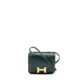 HERMES MINI CONSTANCE SWIFT VERT CYPRES GHW