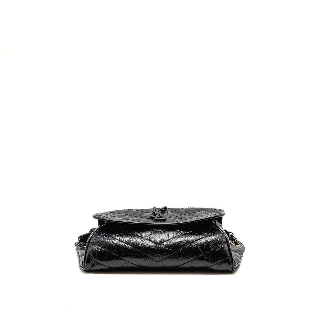 SAINT LAURENT NIKI BODY CALFSKIN BLACK SHW