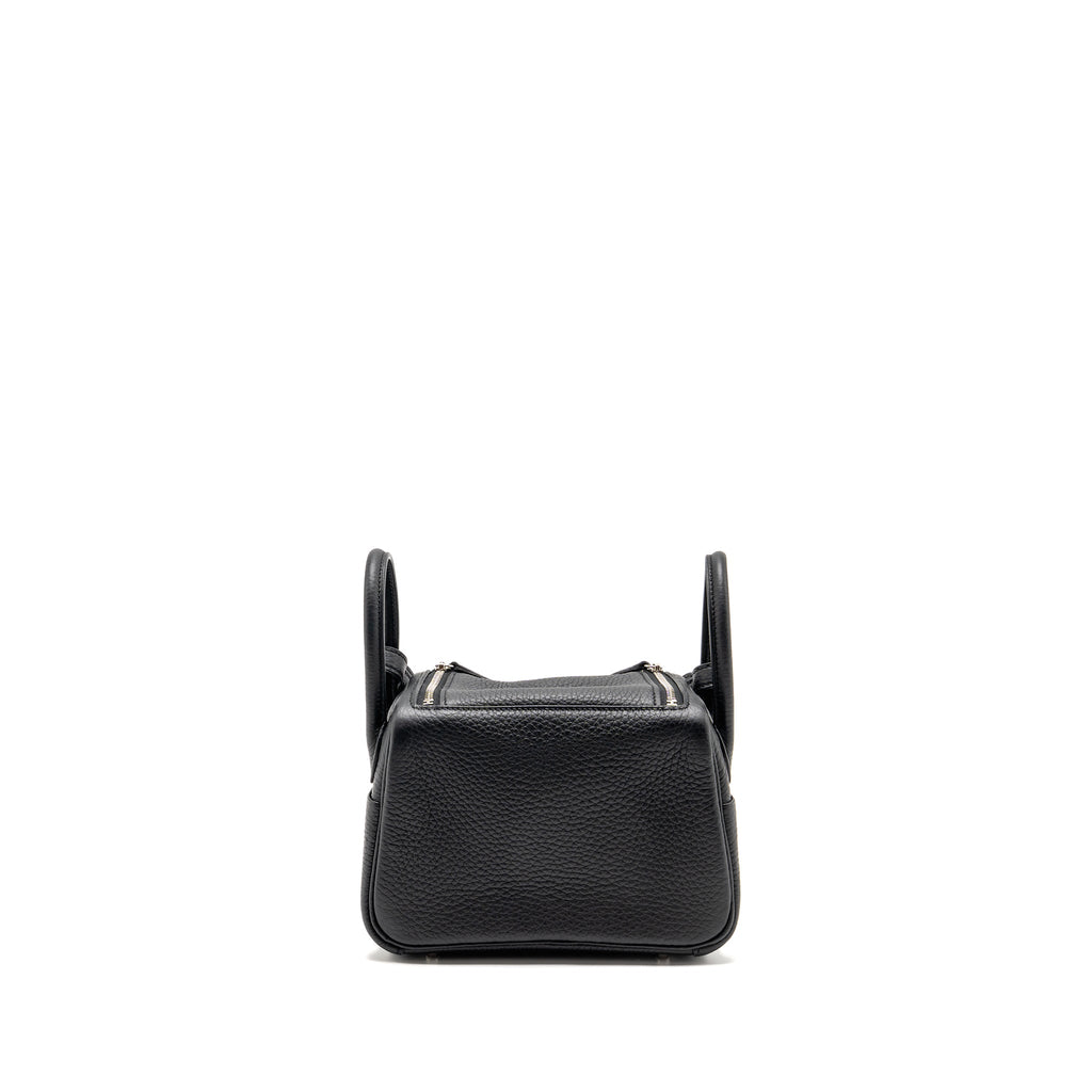 HERMES MINI LINDY II CLEMENCE BLACK SHW