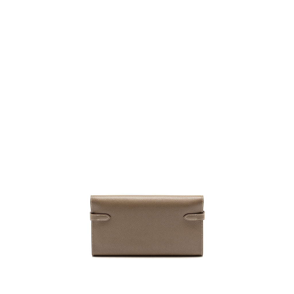 HERMES CLASSIC KELLY LONG WALLET EPSOM ETOUPE SHW