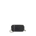 CHANEL DOUBLE ZIP CLUTCH WITH CHAIN CAVIAR BLACK SHW