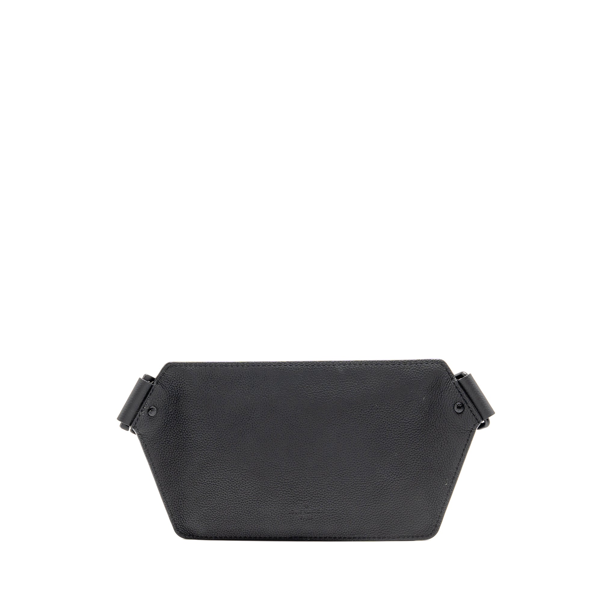 LOUIS VUITTON AEROGRAM TAKEOFF SLING BLACK GRAINED CALFSKIN BLACK HARDWARE