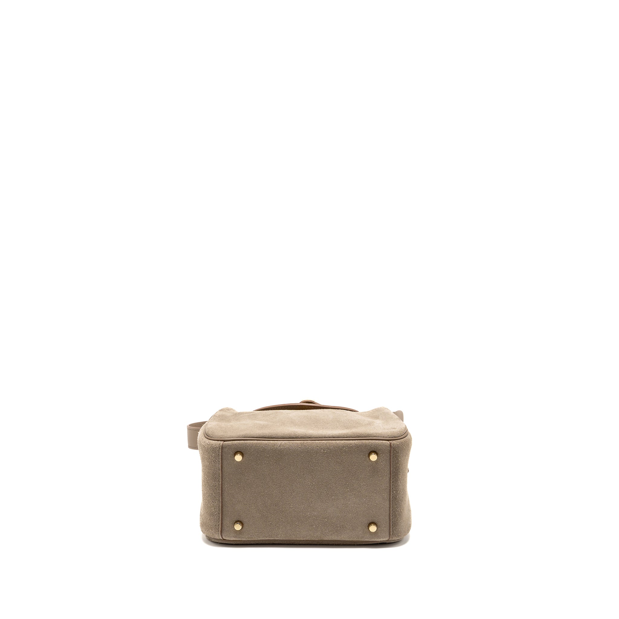 HERMES MINI LINDY GRIZZLY/SWIFT GRIS CAILLOU/ETOUPE GHW