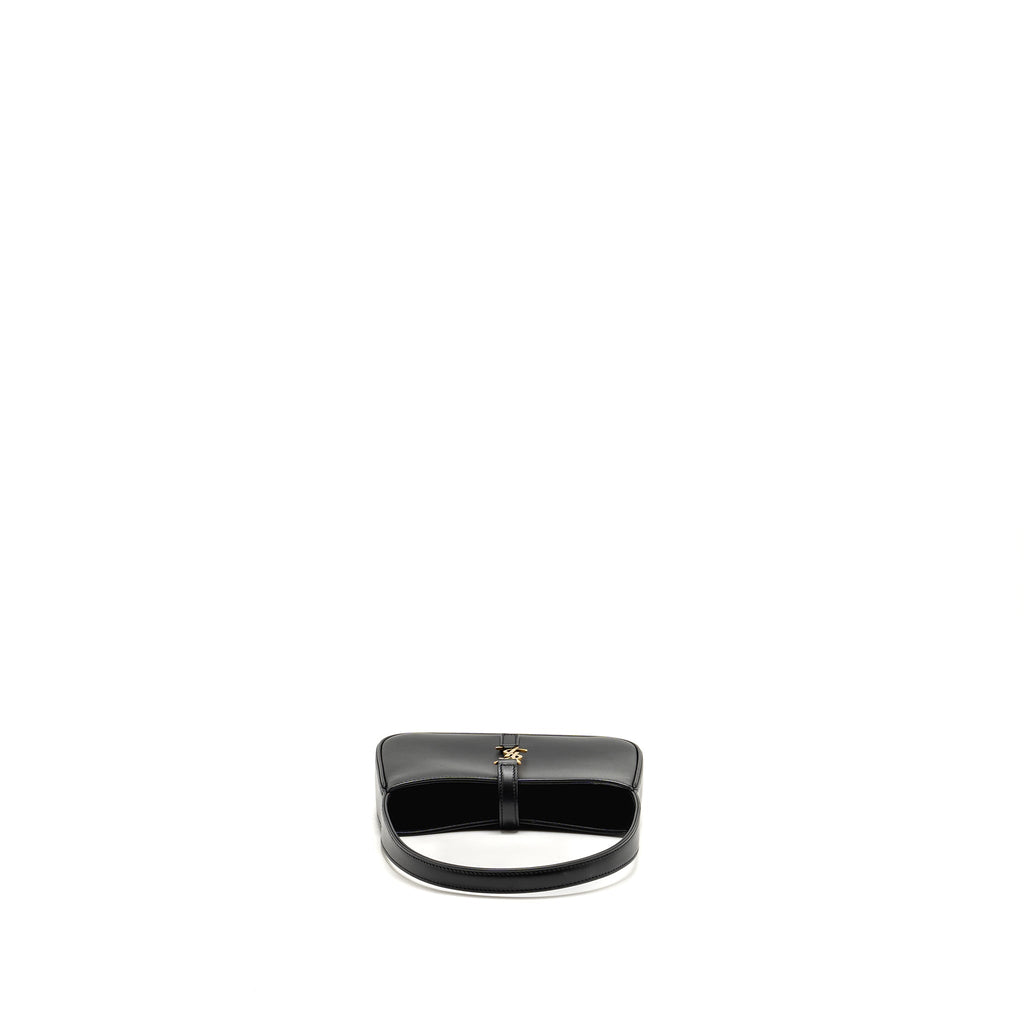 SAINT LAURENT/YSL MINI LE 5 A 7 HOBO BAG SMOOTH CALFSKIN BLACK GHW