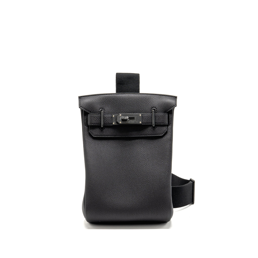 HERMES HAC A DOS PM BACKPACK TOGO SO BLACK