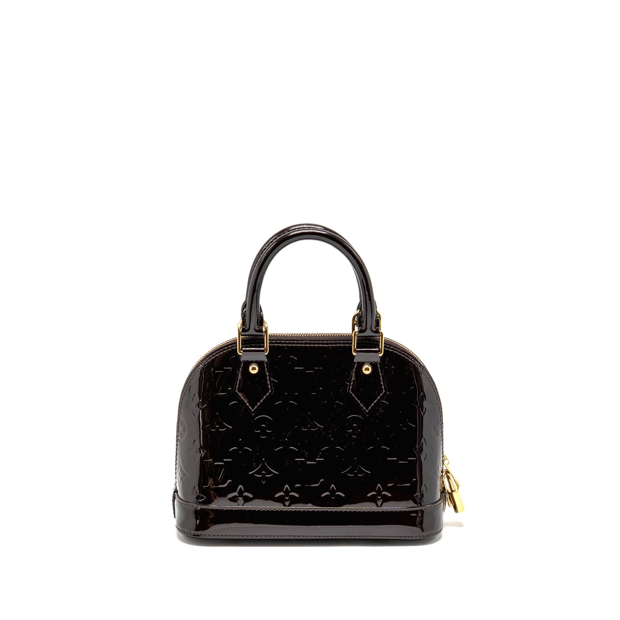 LOUIS VUITTON ALMA BB MONOGRAM PATENT LEATHER AMATANTE GHW