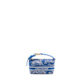 DIOR SMALL DIORTRAVEL NOMAD POUCH TECHNICAL FABRIC BLUE LGHW