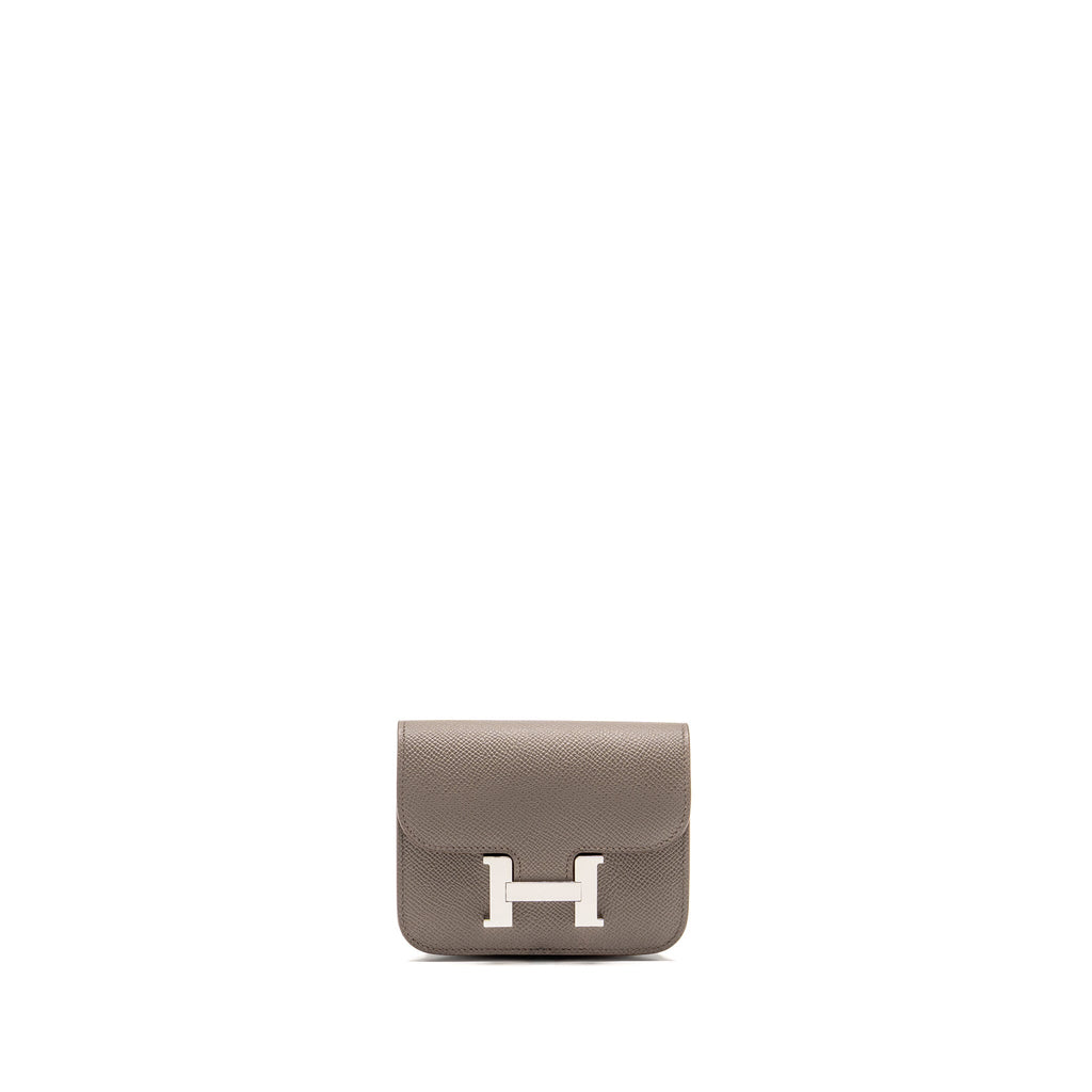 HERMES CONSTANCE SLIM EPSOM GRIS ETAIN SHW