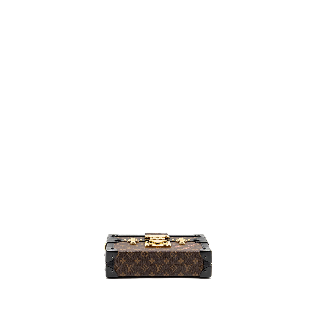 LOUIS VUITTON PETITE MALLE MONOGRAM CANVAS/SMOOTH CALFSKIN GHW