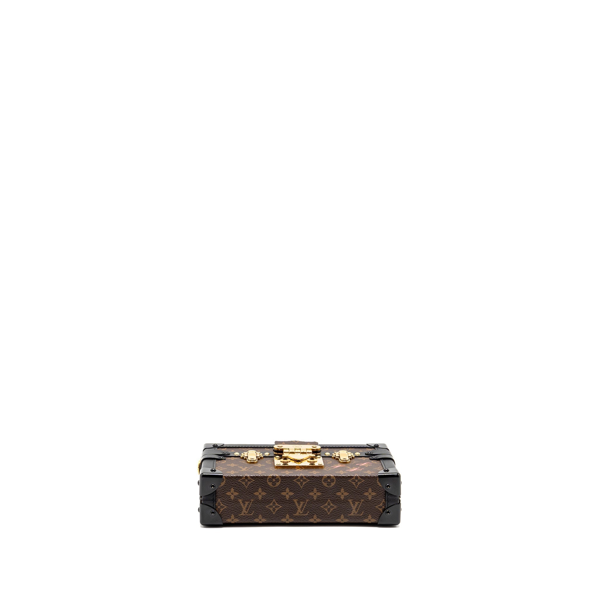 LOUIS VUITTON PETITE MALLE MONOGRAM CANVAS/SMOOTH CALFSKIN GHW