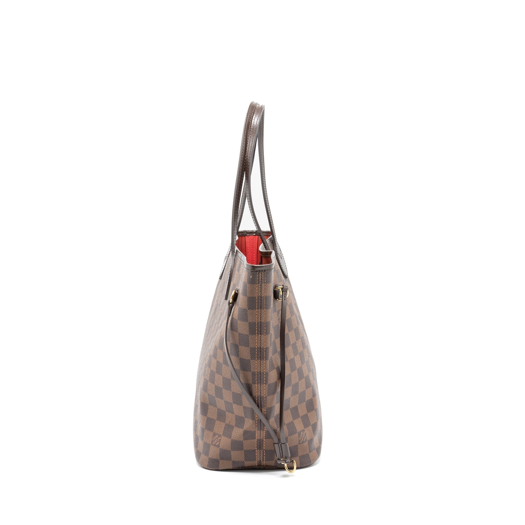 LOUIS VUITTON NEVERFULL MM DAMIER EBENE CANVAS GHW