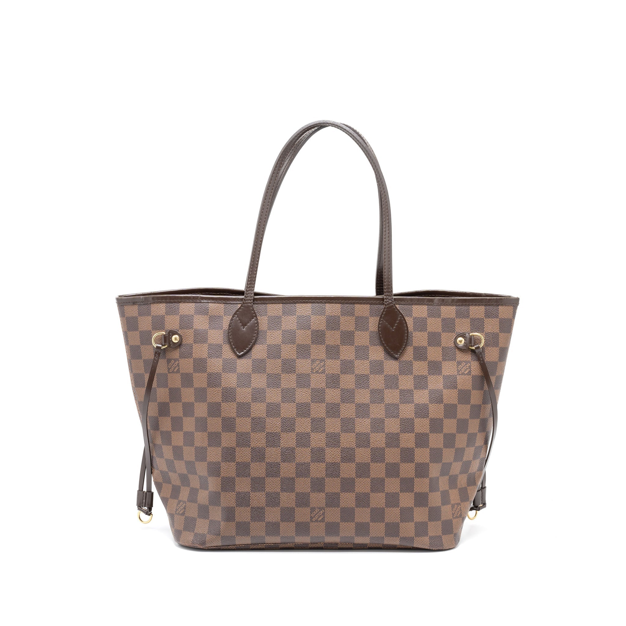 LOUIS VUITTON NEVERFULL MM DAMIER EBENE CANVAS GHW
